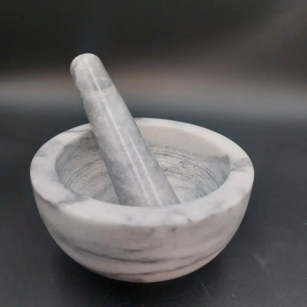 SUR LA TABLE Marble Mortar & Pestle Set Small 4.5